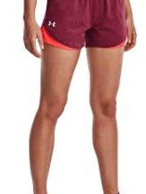 Under Armour Women's Play Up Twist Shorts with Coral Trim